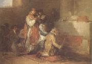 Francisco de Goya The Ill-Matched Couple (mk05) Sweden oil painting artist